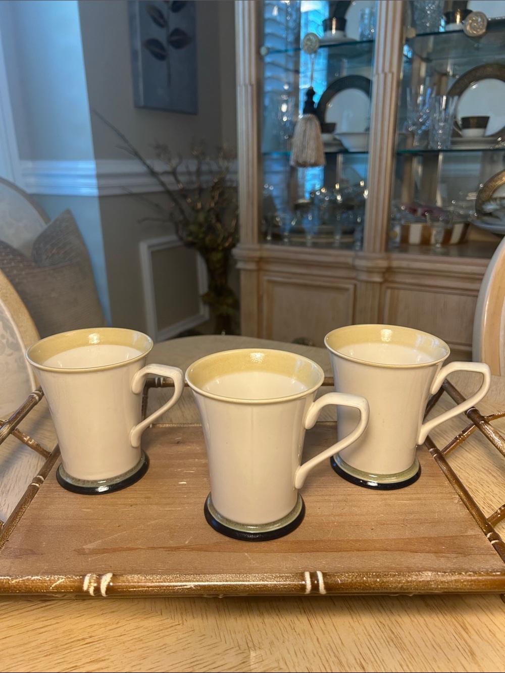 Concentrics-Linen by Noble Excellence Coffee Cups.(3)